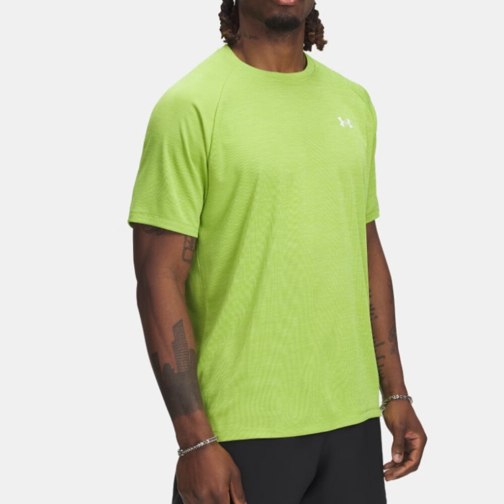 Under Armour Tech 2.0 Textured Men's T-Shirt 4XL Loose fit Green Vibe NWT